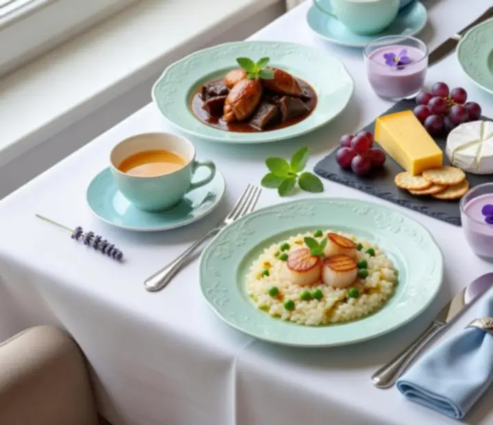 Kompozycja potraw serwowanych w restauracji Polvirelona